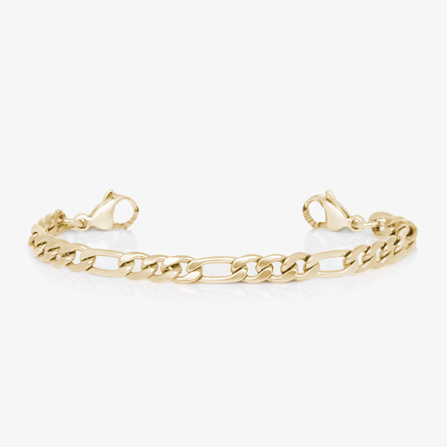 Delicate gold medical alert chain with gold stainless steel lobster clasps