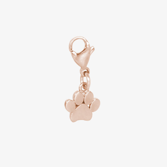 Rose Gold Paw Charm