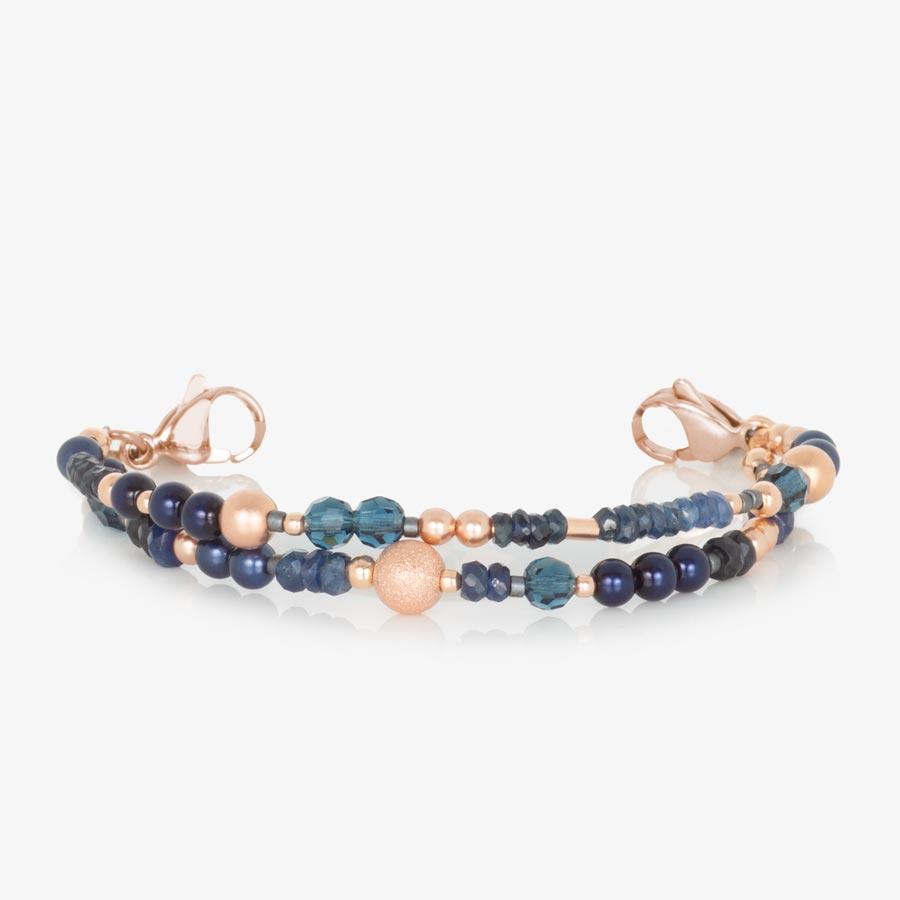 Lotus Beaded Medical ID Bracelet