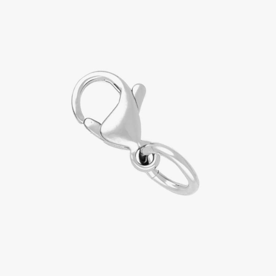 Stainless steel lobster claw extender for interchangeable medical alert bracelets