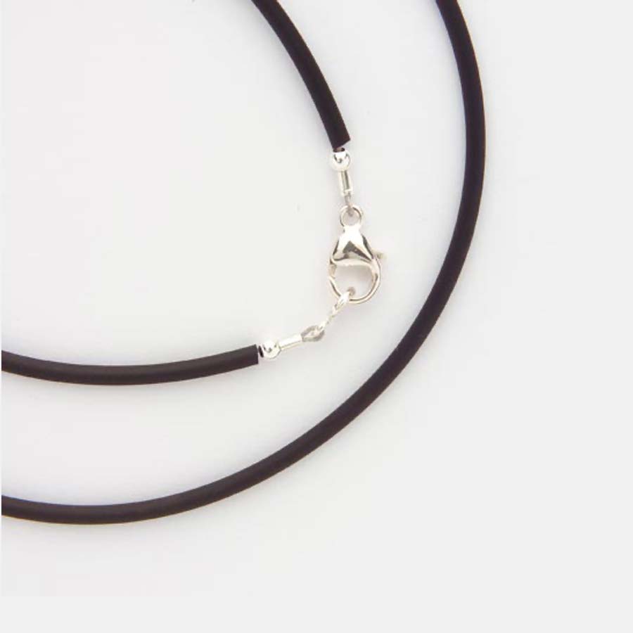 The Replacement Black Tube Necklace is an 18&quot; black tube necklace with stainless steel clasps.