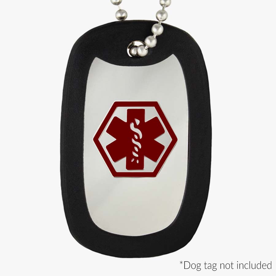 This silicone Replacement Silencer for Stainless Steel Dog Tags is for the ST3 Stainless Steel Medical Dog Tag Necklace